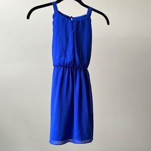 Girls size 7/8 royal blue sun dress